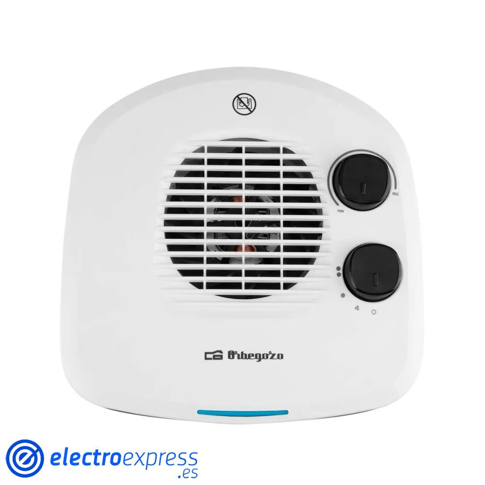 Calefactor orbegozo fh5042 compacto horizontal 2000watios blanco 3 00161069